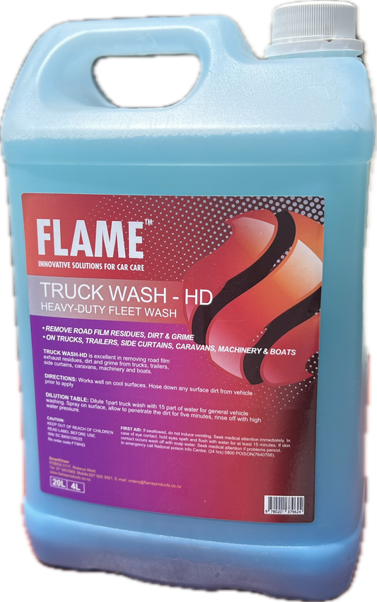 Truck Wash HD heavy-duty fleet wash 4L container, front view